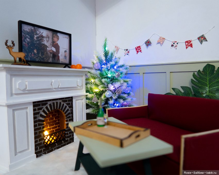 Новогодний румбокс🎄 — Румбоксы и кукольные интерьеры: фото (фото 2)