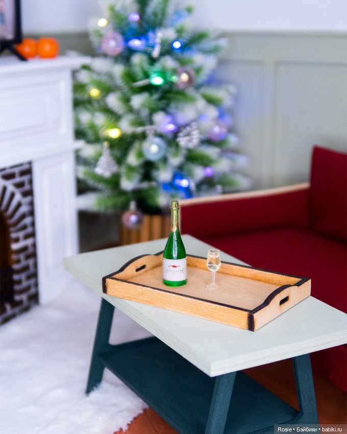 Новогодний румбокс🎄 — Румбоксы и кукольные интерьеры: фото (фото 3)