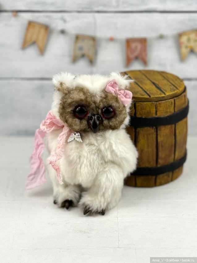 Тедди совушка Лара — Авторские мишки Тедди и друзья: фото (фото 4)