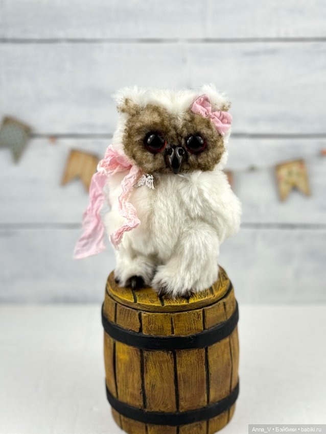 Тедди совушка Лара — Авторские мишки Тедди и друзья: фото (фото 5)