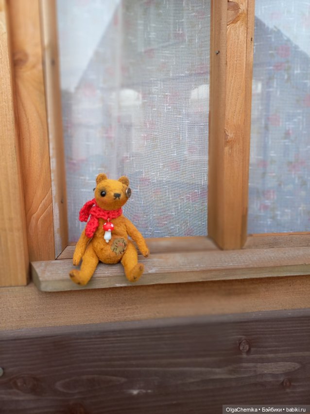 Фредди с пуговицей — Домашние фото авторских игрушек: Тедди