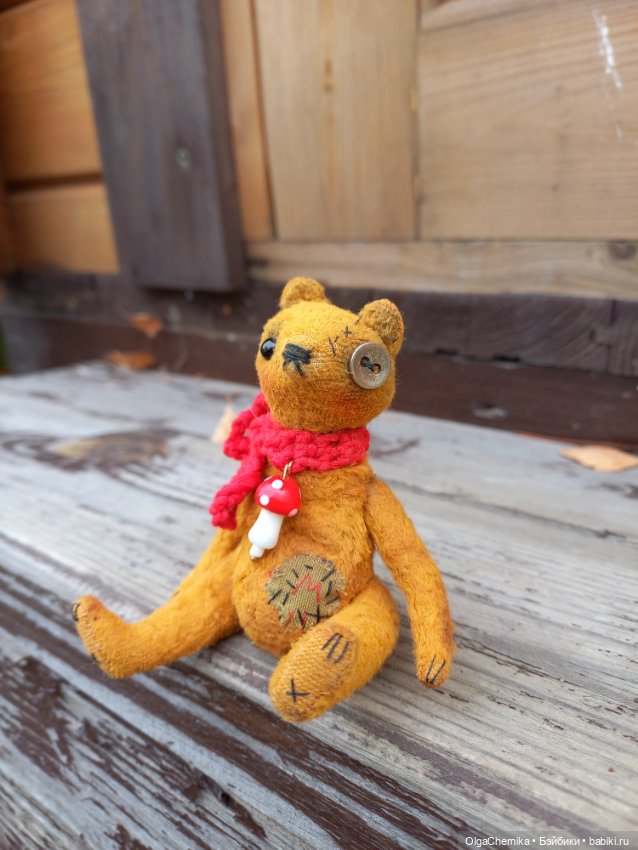 Фредди с пуговицей — Домашние фото авторских игрушек: Тедди (фото 5)