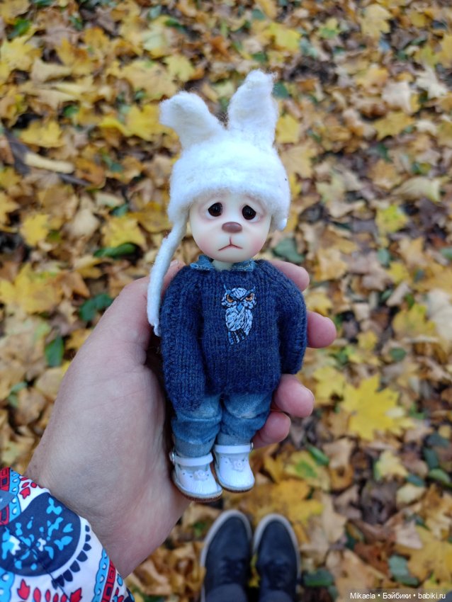 Этот мишка такой зайка)) — Куклы Liz Frost (Лиз Фрост): авторские BJD (БЖД)