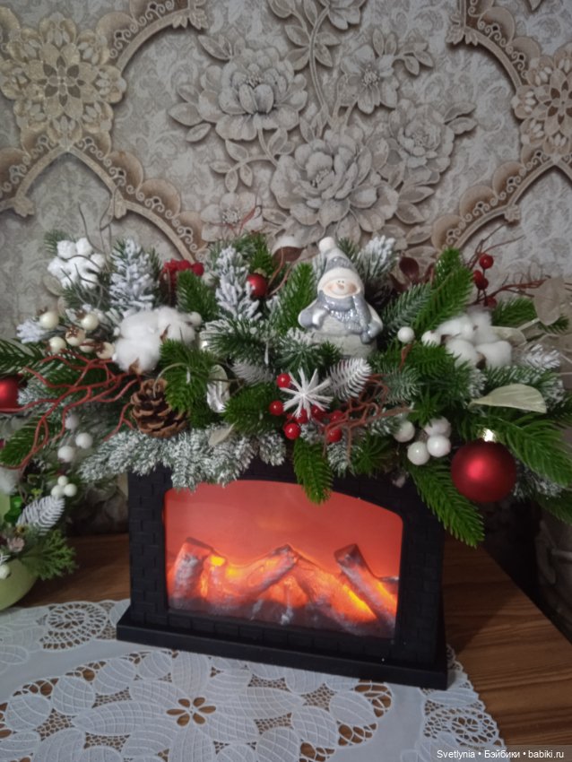 Снеговик, камин, и скоро волшебный праздник