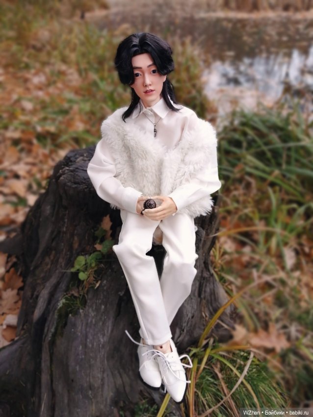 Белое облачко в осеннем лесу (фото 9)