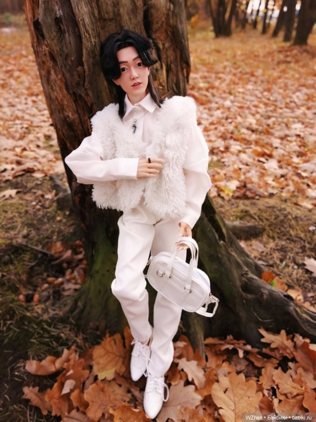 Белое облачко в осеннем лесу (фото 4)