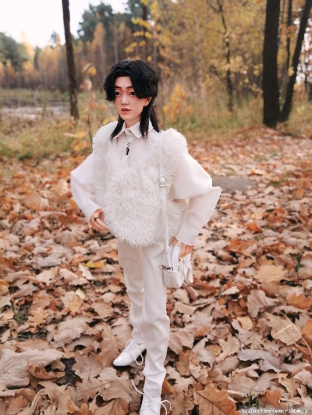 Белое облачко в осеннем лесу (фото 3)