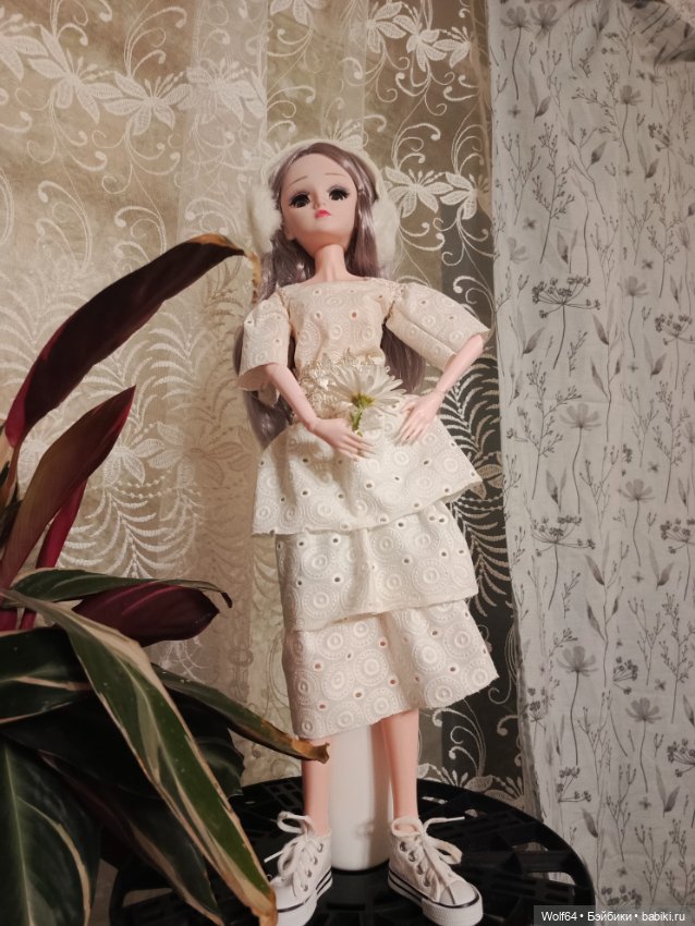 Новенькое платье 👗 — Одежда и обувь для кукол своими руками: фото (фото 3)