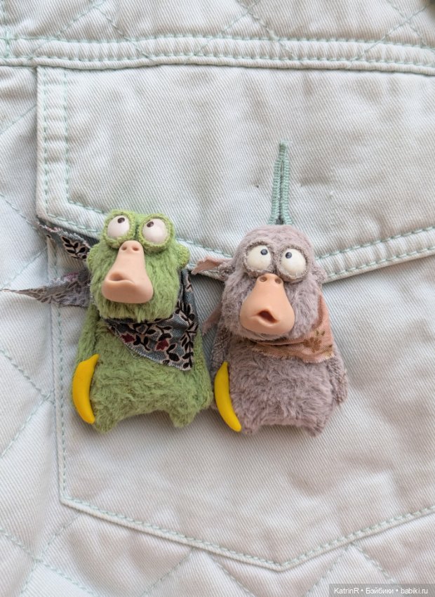 Орангутанцы. Брошки — Авторские мишки Тедди и друзья: фото (фото 5)