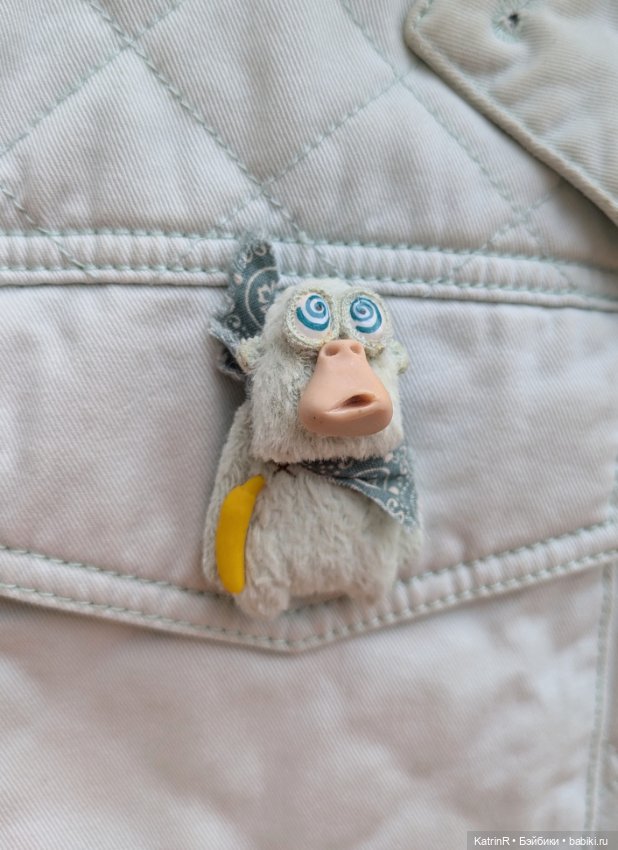 Орангутанцы. Брошки — Авторские мишки Тедди и друзья: фото (фото 3)