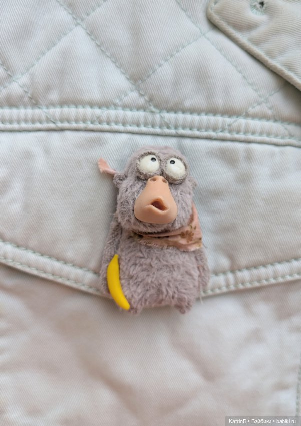 Орангутанцы. Брошки — Авторские мишки Тедди и друзья: фото (фото 2)