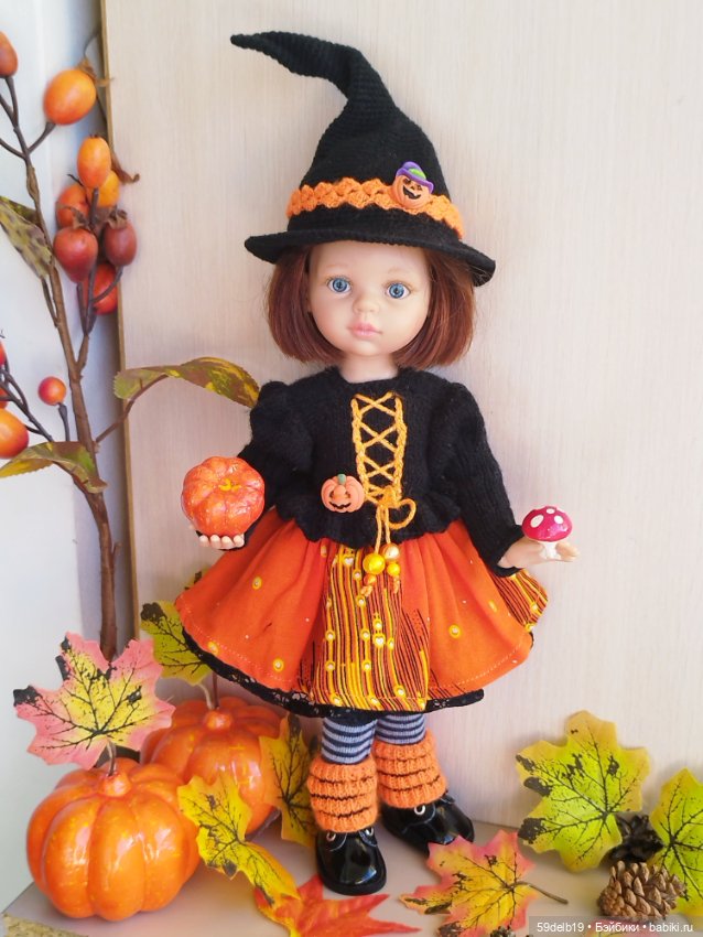 Яркий тыквенный 🎃🍁 наряд для паолочки (фото 2)