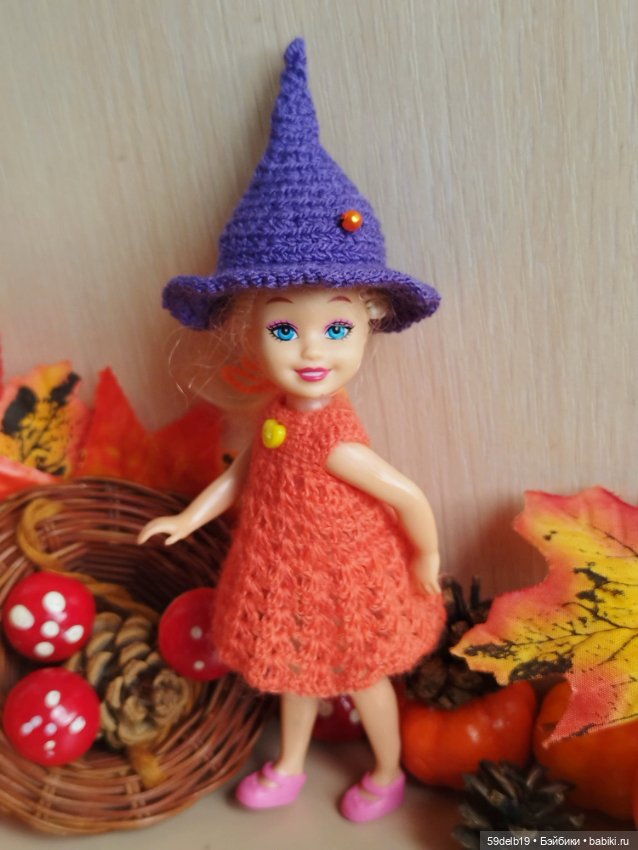 Совсем миниатюрная тыквенная Феечка 🎃🎃🎃 (фото 3)