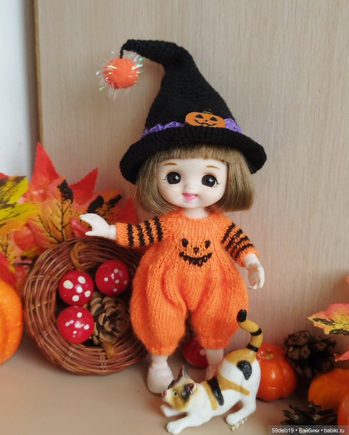 Маленькая тыкво- феечка баболька🎃🍁 (фото 4)