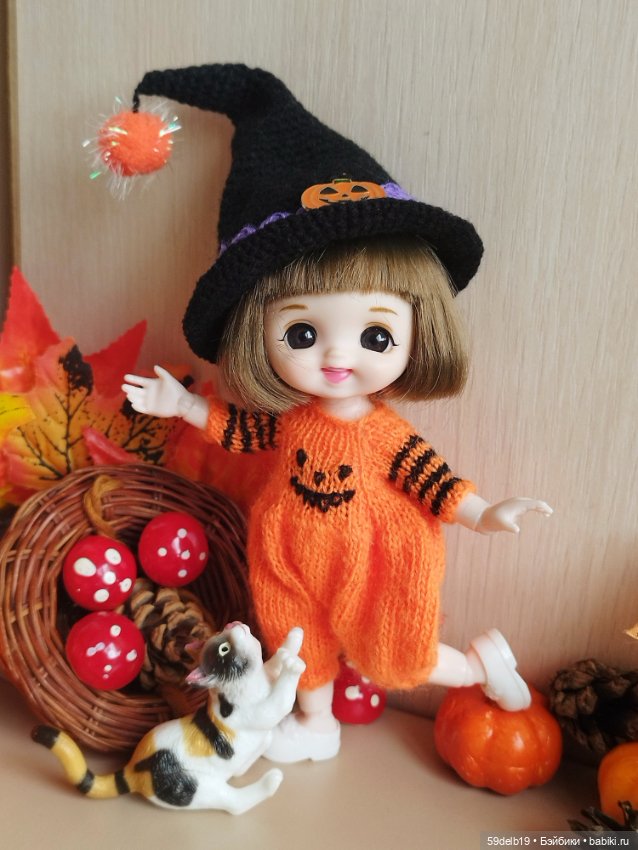 Маленькая тыкво- феечка баболька🎃🍁 (фото 5)