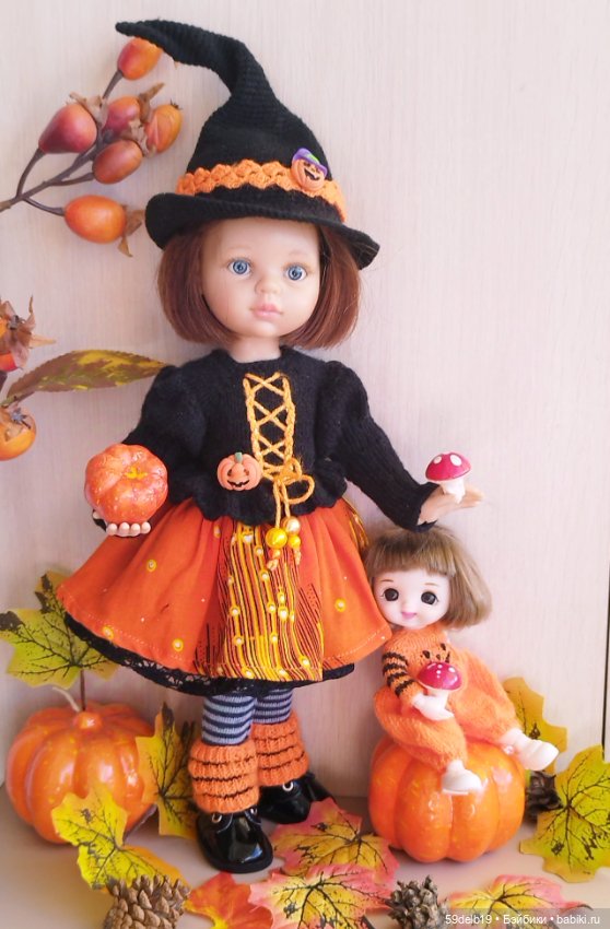 Яркий тыквенный 🎃🍁 наряд для паолочки (фото 3)