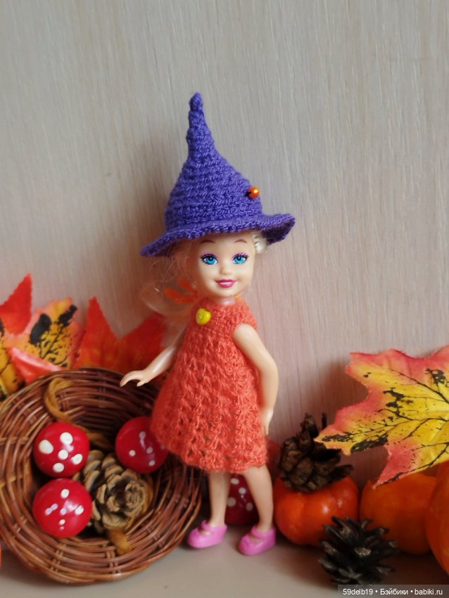 Совсем миниатюрная тыквенная Феечка 🎃🎃🎃 (фото 5)