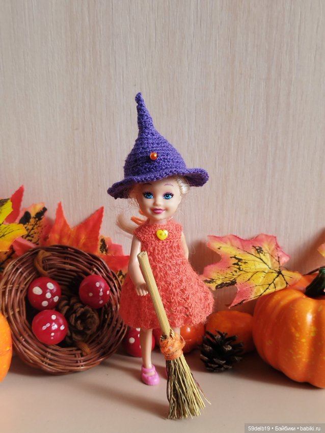 Совсем миниатюрная тыквенная Феечка 🎃🎃🎃 (фото 7)