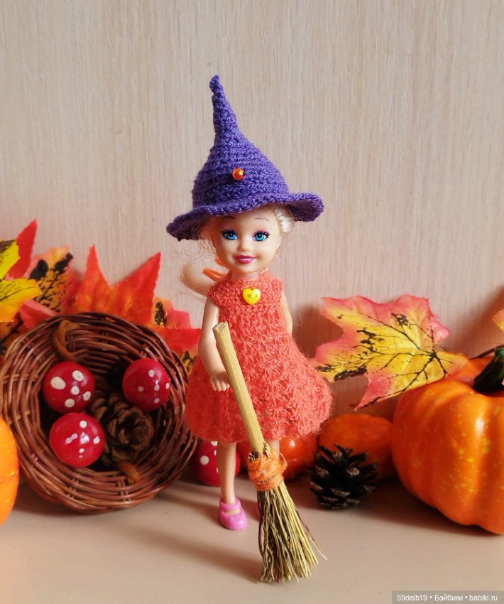 Совсем миниатюрная тыквенная Феечка 🎃🎃🎃 (фото 6)