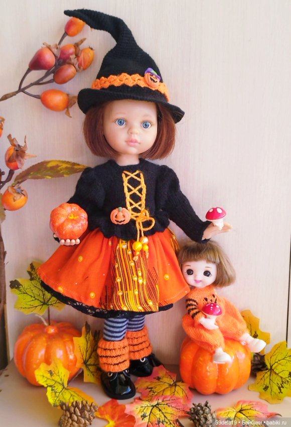 Яркий тыквенный 🎃🍁 наряд для паолочки (фото 5)