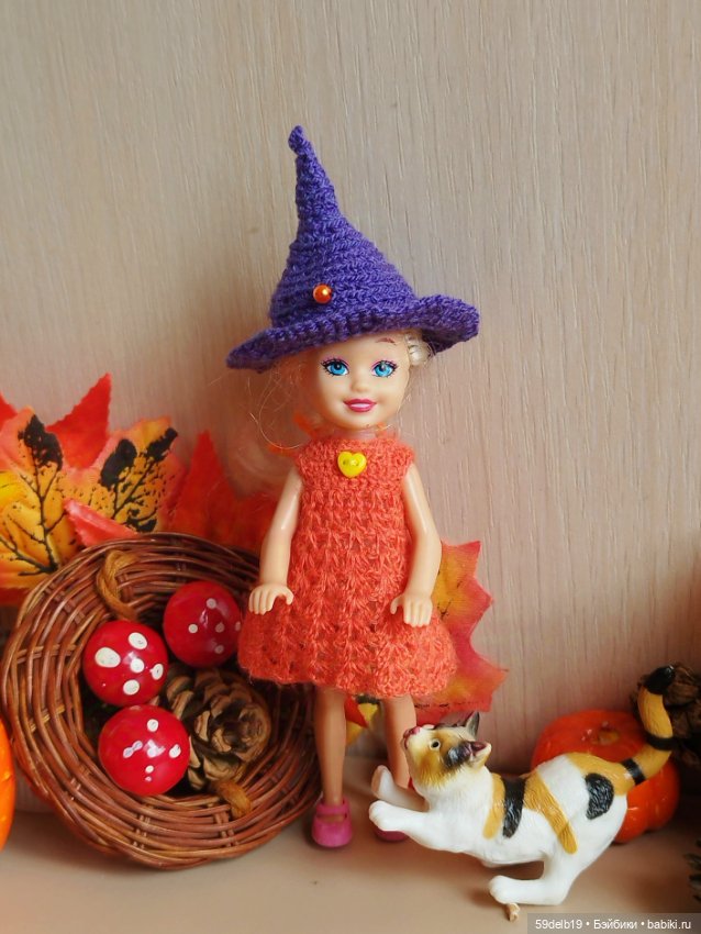 Совсем миниатюрная тыквенная Феечка 🎃🎃🎃