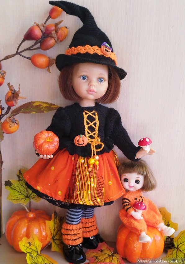 Яркий тыквенный 🎃🍁 наряд для паолочки (фото 4)