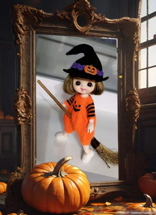 Маленькая тыкво- феечка баболька🎃🍁 (фото 2)