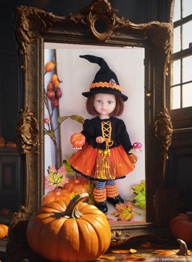 Яркий тыквенный 🎃🍁 наряд для паолочки (фото 9)