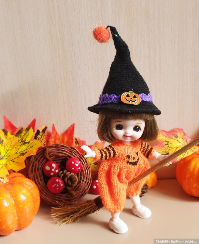 Маленькая тыкво- феечка баболька🎃🍁 (фото 3)