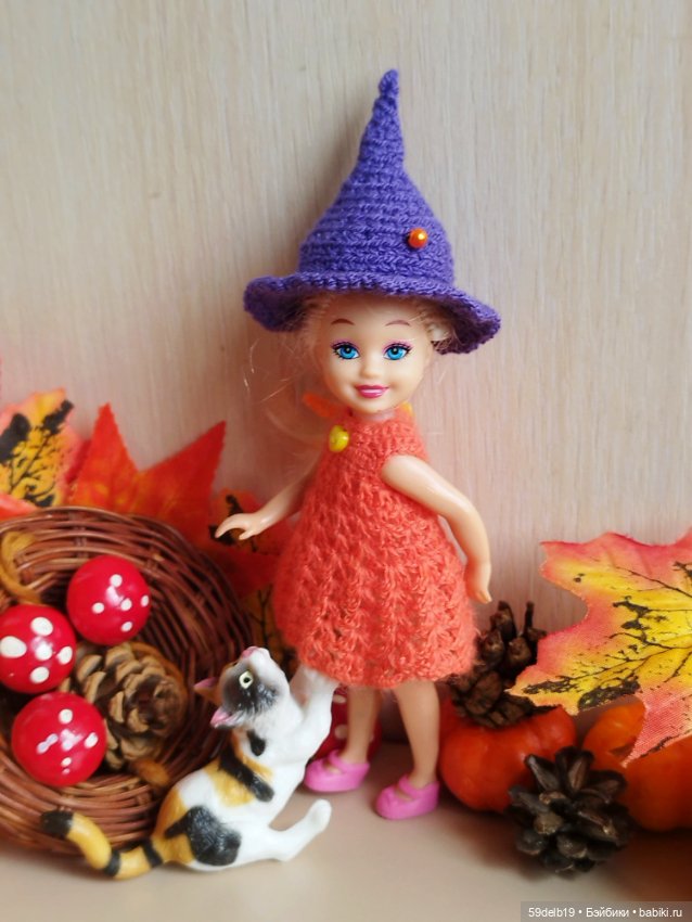 Совсем миниатюрная тыквенная Феечка 🎃🎃🎃 (фото 4)