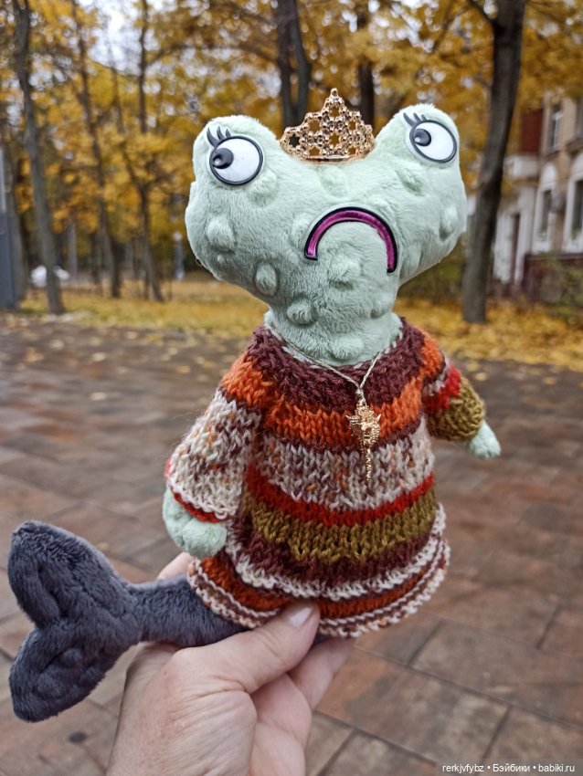 Русалка по имени Жанна — Авторские текстильные куклы: Вальдорфские (фото 3)