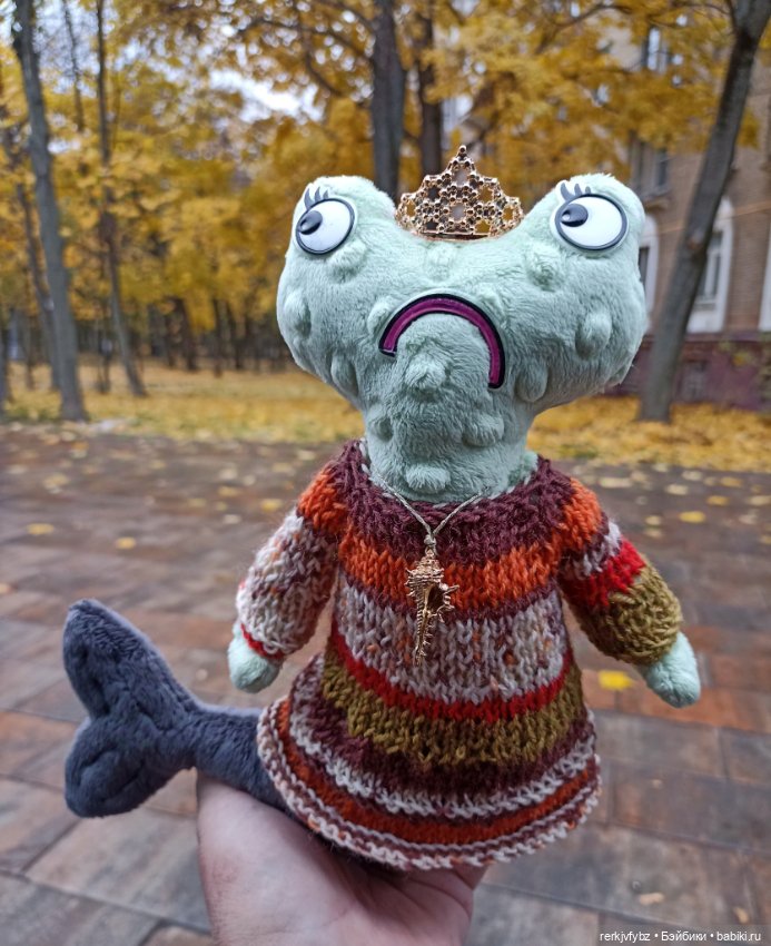 Русалка по имени Жанна — Авторские текстильные куклы: Вальдорфские (фото 2)