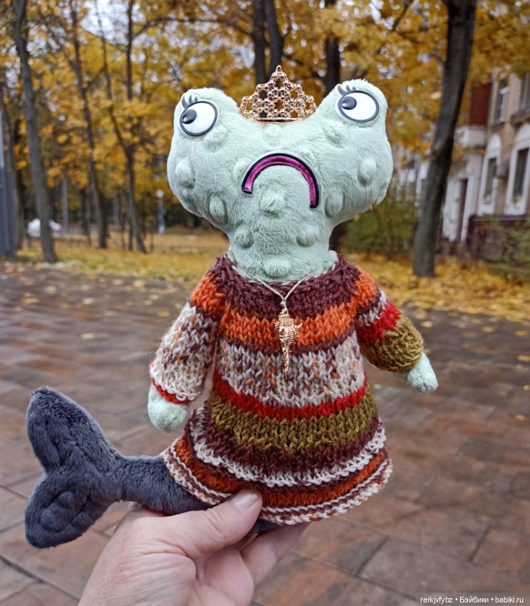 Русалка по имени Жанна — Авторские текстильные куклы: Вальдорфские