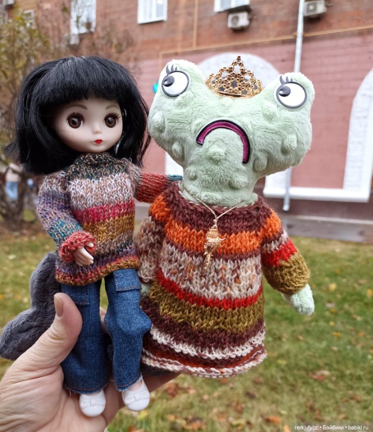 Русалка по имени Жанна — Авторские текстильные куклы: Вальдорфские (фото 7)