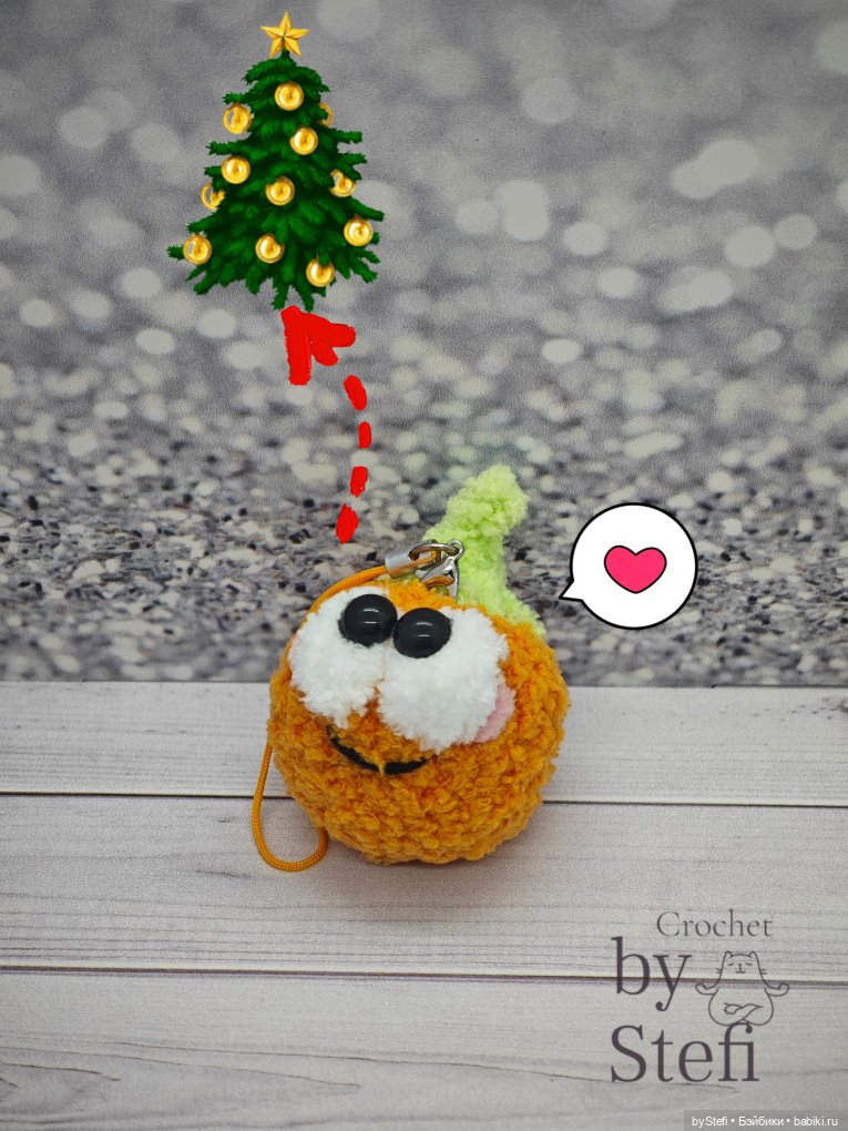 Тыквочка — Вязаные игрушки и амигуруми: крючком