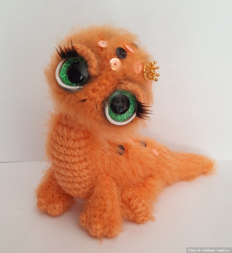 Саламандра Апельсинка — Вязаные игрушки и амигуруми: крючком (фото 3)