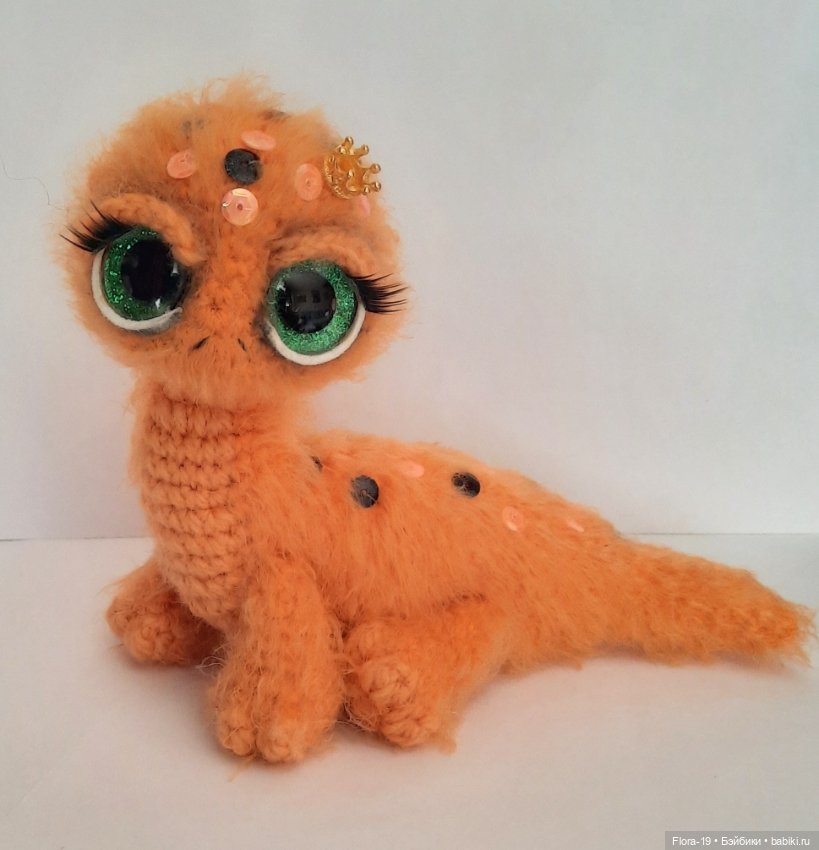 Саламандра Апельсинка — Вязаные игрушки и амигуруми: крючком