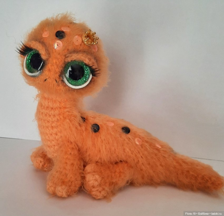 Саламандра Апельсинка — Вязаные игрушки и амигуруми: крючком (фото 2)