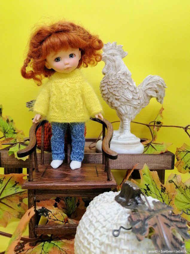 Уютная осень — Одежда и обувь для кукол своими руками: фото (фото 7)