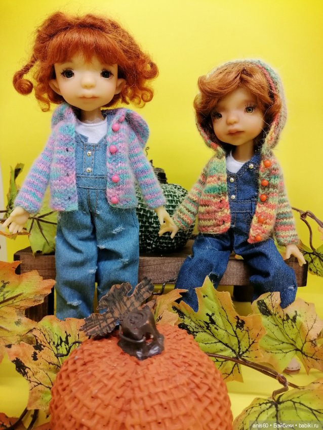 Уютная осень — Одежда и обувь для кукол своими руками: фото