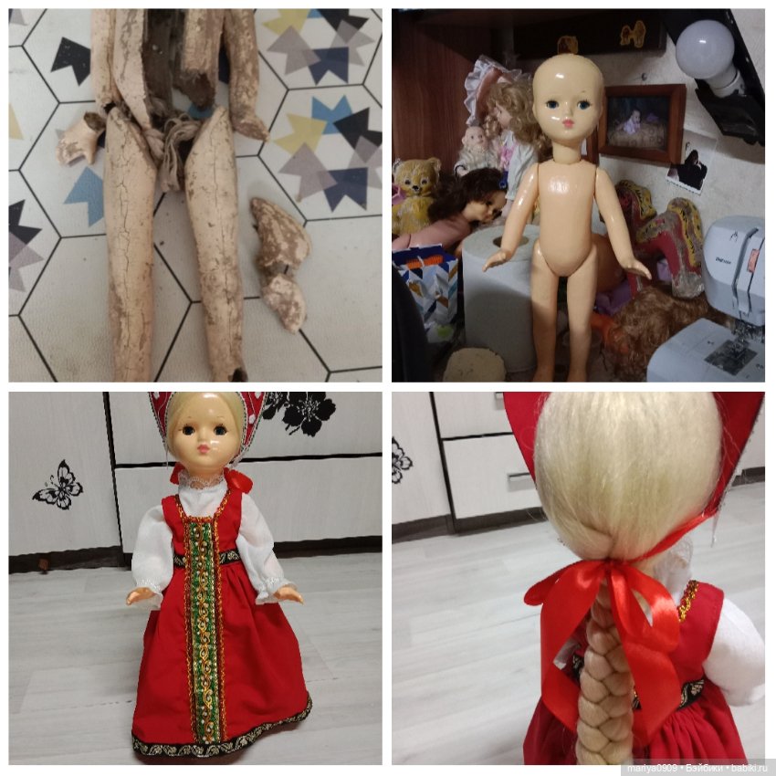 Мои работы за лето — Реставрация и преображение кукол: ремонт (фото 2)