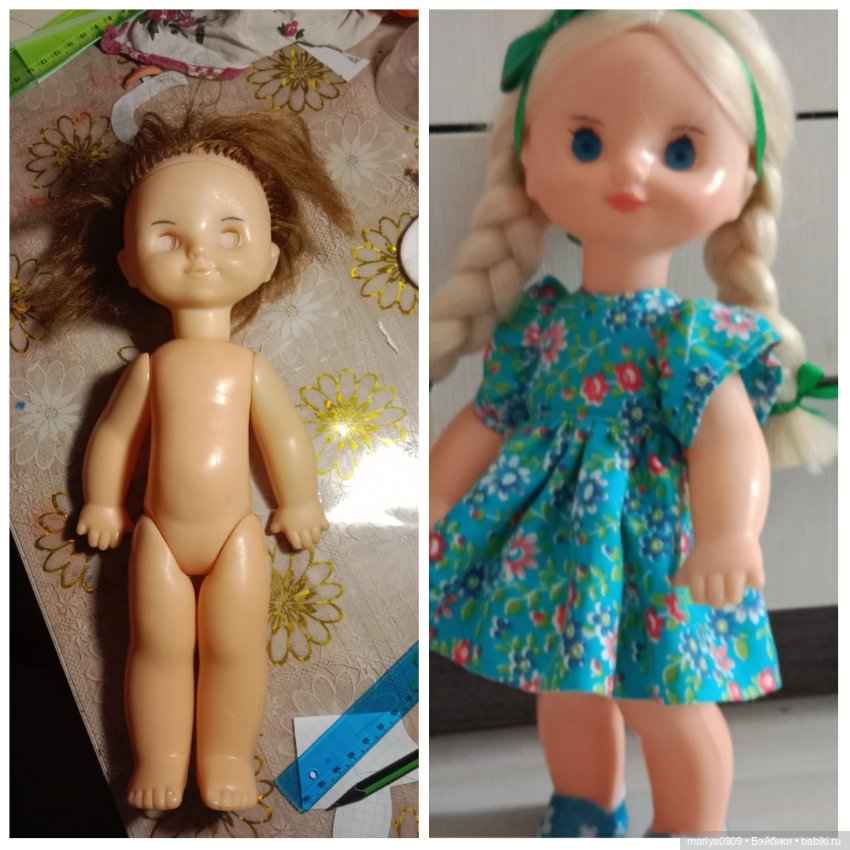Мои работы за лето — Реставрация и преображение кукол: ремонт (фото 4)
