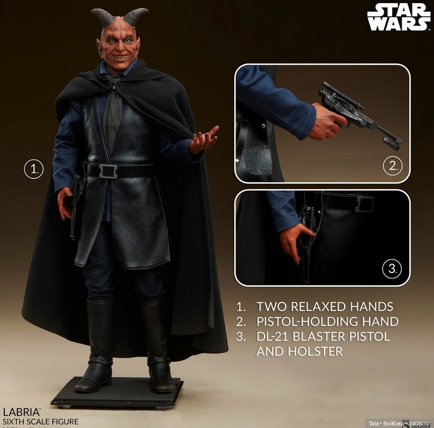 Sideshow - фигурка Лабрия в масштабе 1/6 из Звездных Войн (фото 7)
