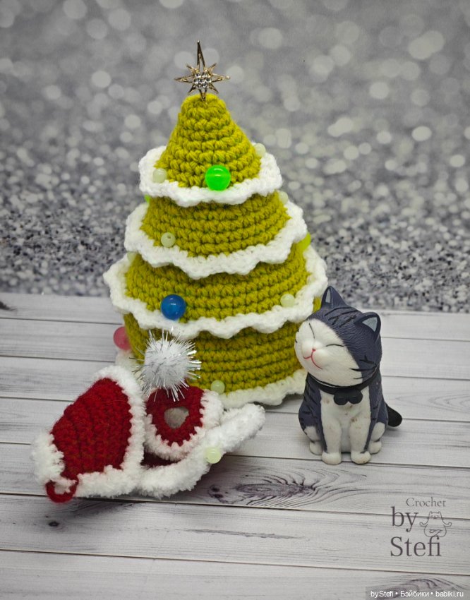 Новогодний сувенир — Вязаные игрушки и амигуруми: крючком (фото 3)