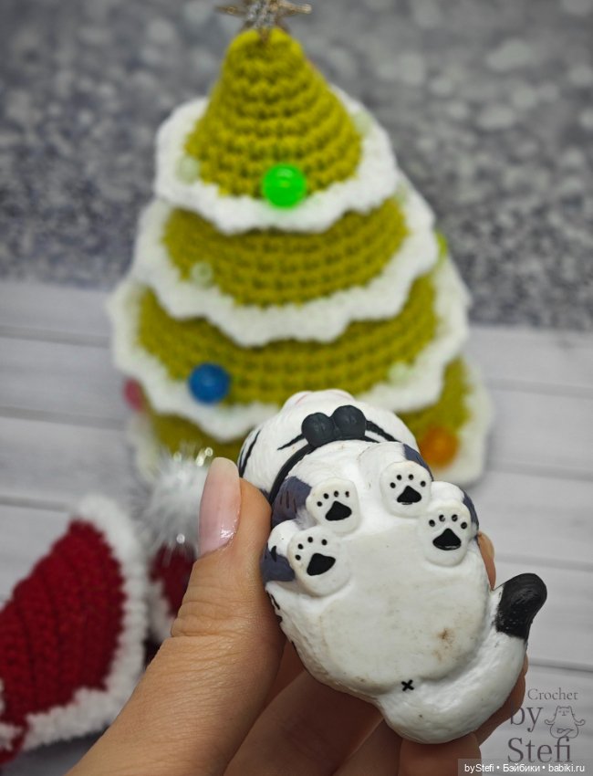 Новогодний сувенир — Вязаные игрушки и амигуруми: крючком (фото 4)