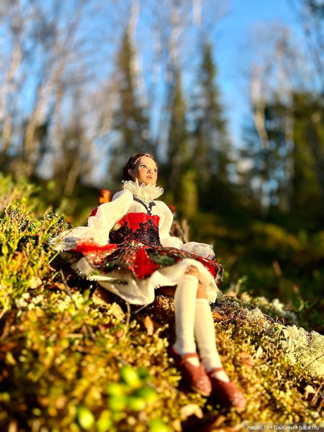 Милая грибная ведьмочка Black Cherry Doll Meihua (фото 4)