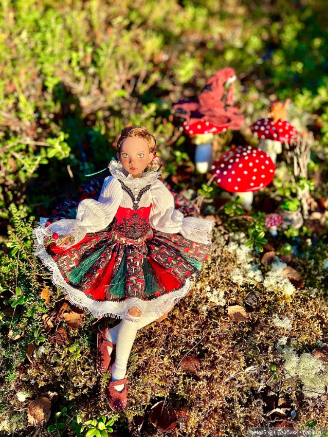 Милая грибная ведьмочка Black Cherry Doll Meihua (фото 7)