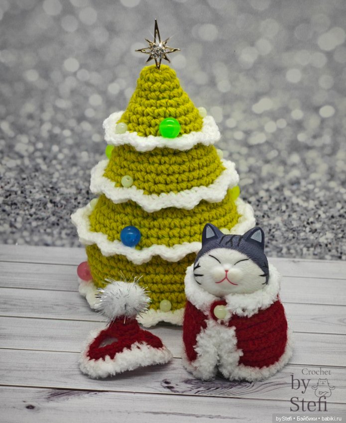 Новогодний сувенир — Вязаные игрушки и амигуруми: крючком (фото 7)