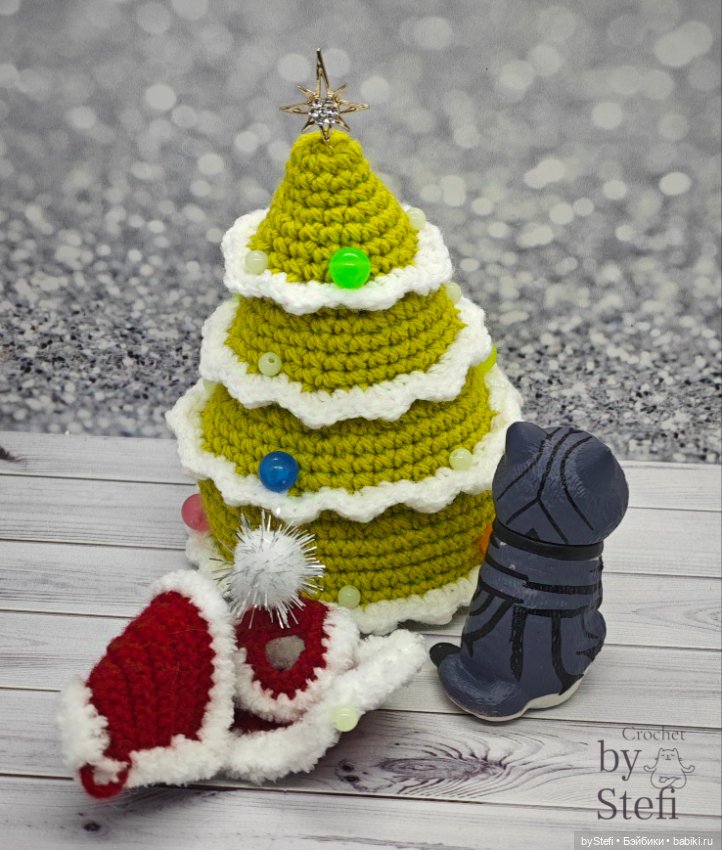Новогодний сувенир — Вязаные игрушки и амигуруми: крючком (фото 5)