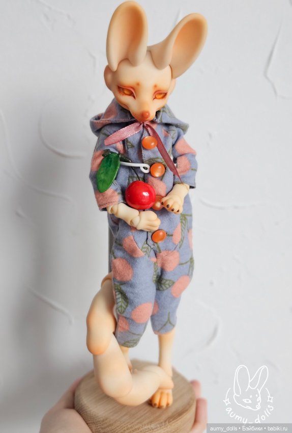 🍂 Осенняя Лисичка 🍂 — Авторские шарнирные куклы своими руками: лепка (фото 5)